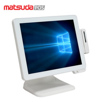 Restaurante pos software al aire libre android pos terminal con huella dactilar