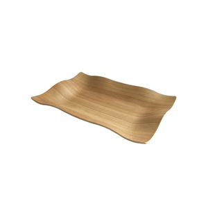 Venta al por mayor creativa Venta caliente Hotel 35cm <span class=keywords><strong>madera</strong></span> Gran bandeja de servir - Product Image 5