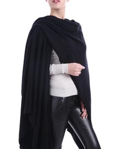 Top version de luxe italienne <span class=keywords><strong>poncho</strong></span> asymétrique jeté en <span class=keywords><strong>cachemire</strong></span> mongol - Product Image 3