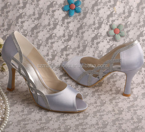 <span class=keywords><strong>Scarpe</strong></span> da <span class=keywords><strong>sposa</strong></span> in <span class=keywords><strong>argento</strong></span> per feste da donna - Product Image 4