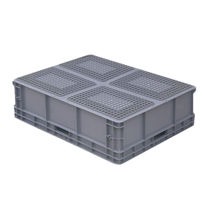 EU Stackable di chuyển nhựa doanh thu Tote hộp có thể tái chế lưu trữ container và Thùng Thùng - Product Image 5