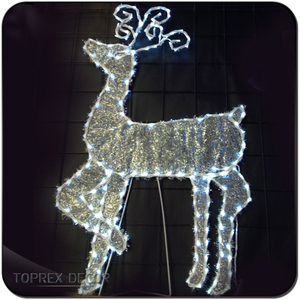 <span class=keywords><strong>Luces</strong></span> Navideñas Decorativas LED para Exteriores, Impermeables IP65, Diseño <span class=keywords><strong>de</strong></span> <span class=keywords><strong>Reno</strong></span> Grande, para Decoración Navideña - Product Image 4