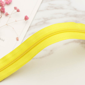 Licitación amarillo de nylon invisible cremallera ropa cremallera funda - Product Image 3