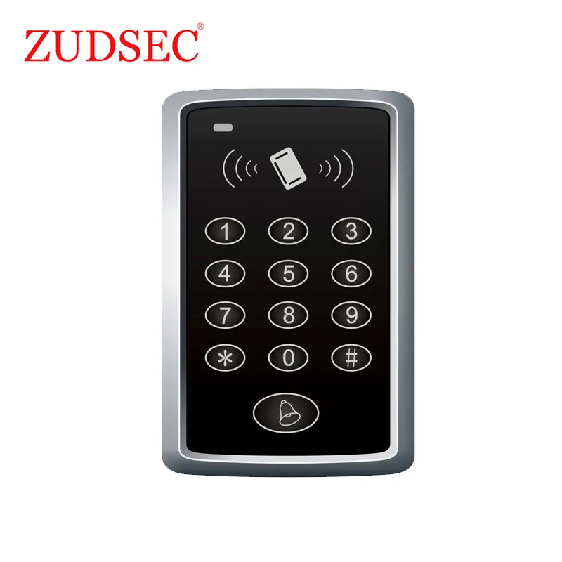 ZDAC-100 RFID Control de acceso de una sola Puerta, sistema de teclado, tarjeta, contraseña, controlador de acceso