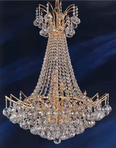 Modern hot sale crystal chandeliers in china crystal lighting golden chandelier indoor crystal pendant chandelier lighting lamps