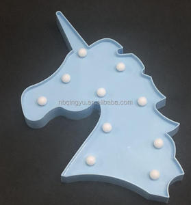 Unicorno ha portato la luce notturna belle notti di umore per le decorazioni della stanza dei bambini - Product Image 6