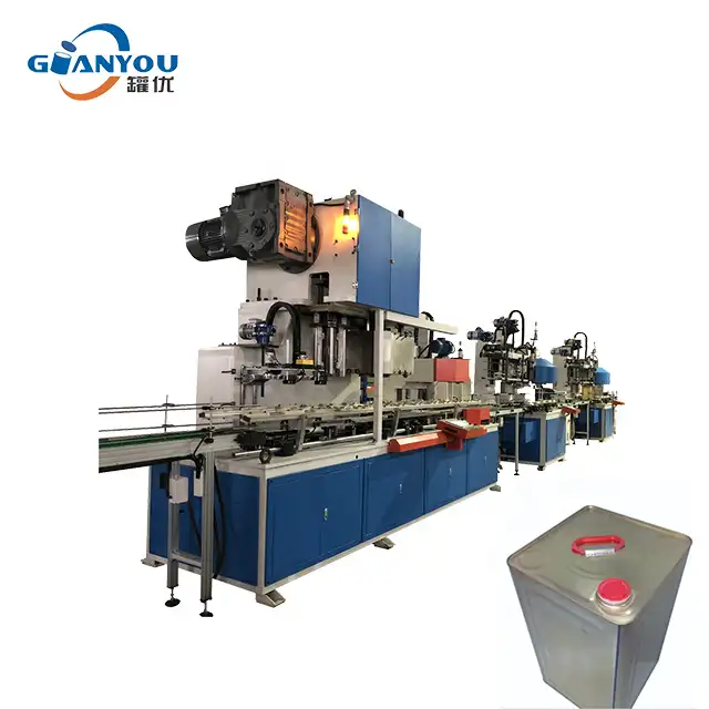 Maschine zur Herstellung von quadratischen/Öl dosen, automatische Produktions linie