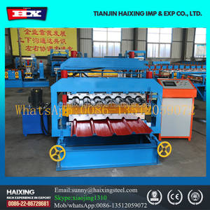 골판지 & IBR 두 번 층 <span class=keywords><strong>Sheet</strong></span> Metal 사이딩 지붕 Panel 성형 기계 - Product Image 4