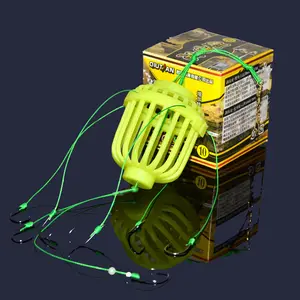 Lantern Bait Case Barbed Explosion Fish Hooks Tackle Winter Carp Fly Fishing Lure Jig Feeder Spoon Hook