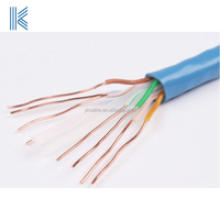 Cobre Categoría 6e Cable Ethernet Caja de cartón Cat 8 Cable Ethernet Rs 485 Cable Soporte puro de alta calidad Sin blindaje 2 pares Cat8