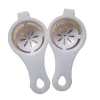 White No brand egg yolk white separator divider tools stiring Hand CF200202 plastic eco friendly pp