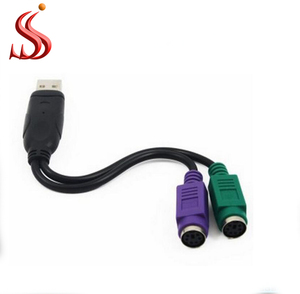 Cable USB 2.0 a <span class=keywords><strong>PS</strong></span>/2 para Teclado y Ratón, Cable Adaptador USB a Mini-Din de 6 Pines, Convertidor Adaptador USB a Doble <span class=keywords><strong>PS</strong></span>/2 PS2 - Product Image 2