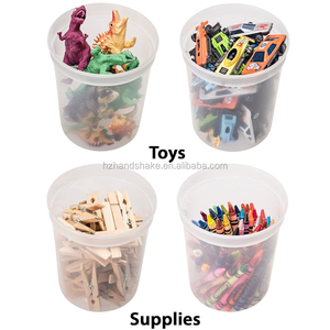 Deli <span class=keywords><strong>container</strong></span> lưu trữ thực phẩm có nắp đậy <span class=keywords><strong>32</strong></span> ounce, <span class=keywords><strong>Quart</strong></span> gói của 24 lò vi ba-nhựa hiện đại vòng linh hoạt màu trắng - Product Image 4