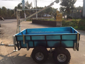 Rimorchio Forestale ATV di Alta Qualità con Doppio Asse, Bestseller, con Gru e Verricello - Product Image 6