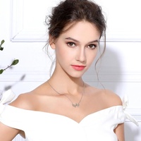 Collier en argent véritable, perles, fréquence cardiaque, personnalisé, italien, mode, S925