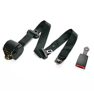 Wholesale Auto Bus Parts Universal Material Emergency Locking Truck 3 Point Safety Seat Belt With Retractor