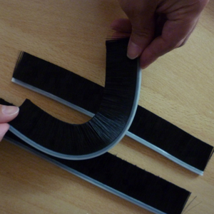 Tdf Hot-Smelten Plastic Kanaals Flexibele Strip Weer Borstel - Product Image 5