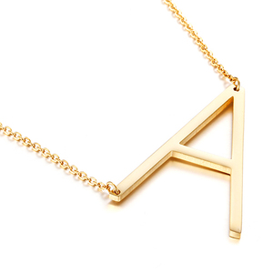 Collana con Lettera in Acciaio Inossidabile Gioielli Boutique all'Ingrosso - Product Image 1