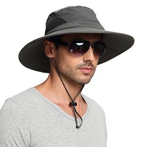 Sombrero de Sol de Ala Ancha para Hombre, Impermeable, Protección Solar, Sombrero de Pescador, <span class=keywords><strong>Gorra</strong></span> de Safari para Verano, Pesca al Aire Libre, Caza, Desierto, Hawái - Product Image 2