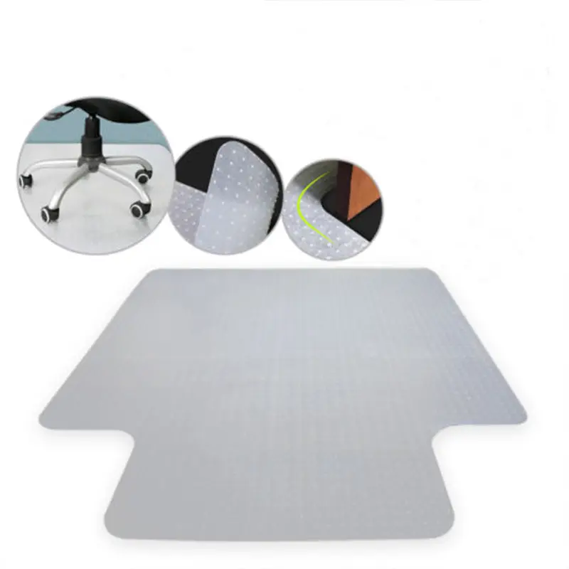 Tapetes de carneiro, vinil transparente plástico transparente para chão, cadeira de escritório para tapete