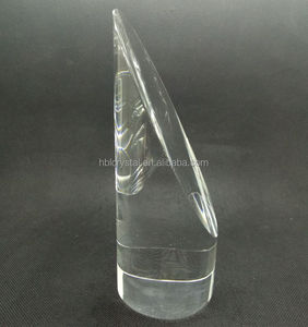 Grande transparente <span class=keywords><strong>cristal</strong></span> elegante taza del Trofeo de recuerdo - Product Image 3