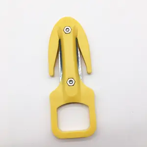 Safety and Rescue Scuba Diver Twin Line Cutter with Hard Plastic Sheath ABS Diving Cutting Knife