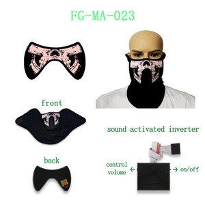 Hermosa luz led de color mezcla máscaras de diseño, encabezó la fiesta de halloween de máscara/el máscara - Product Image 4