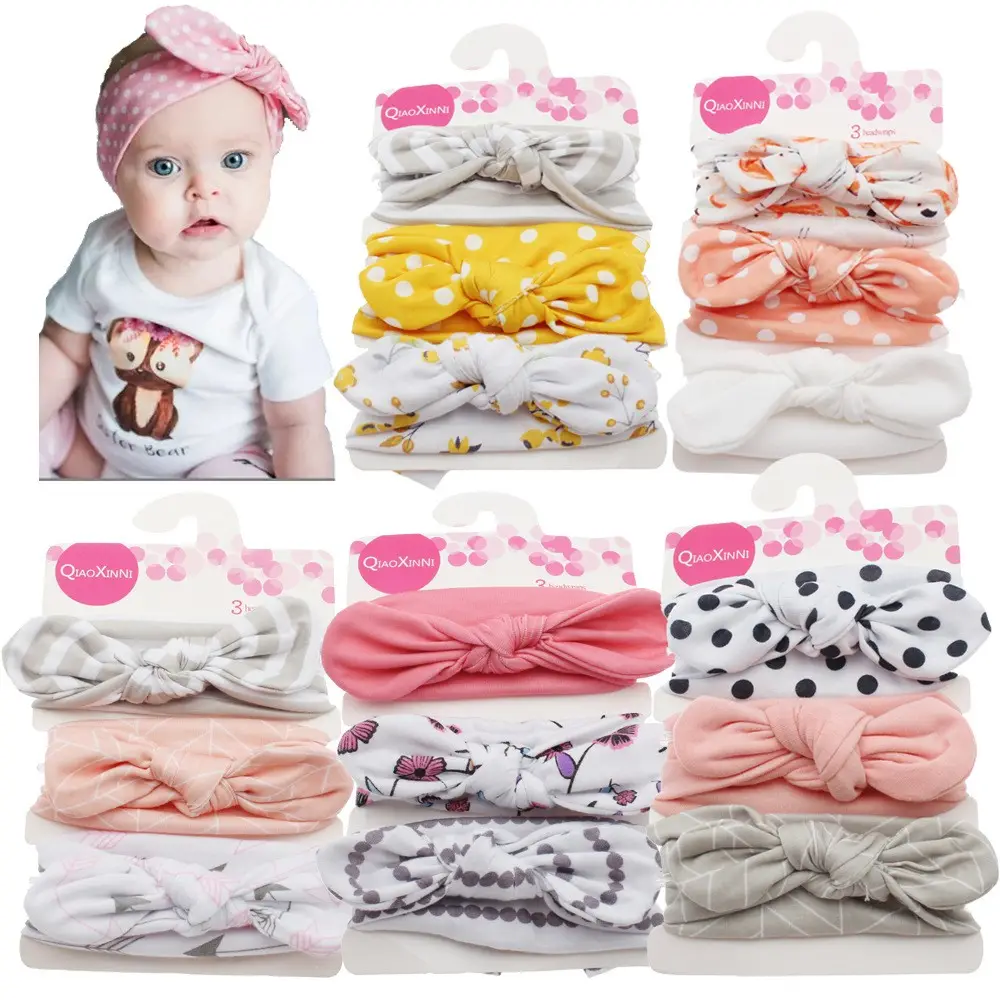 Wholesale in stock Custom Baby Top Knot Headband