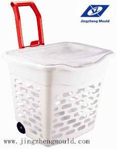 Molde De Injeção De Plástico Personalizado Para Cesta De Mercadoria De Plástico/Balde/Mesa - Product Image 4