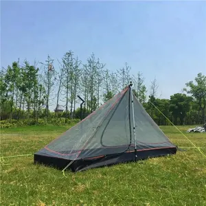 Hot Selling CZX-271 Moskito netz Baldachin für Einzel Camping Bett, Zelt Pegs enthalten-Kompaktes und leichtes Pyramiden netz Zelt