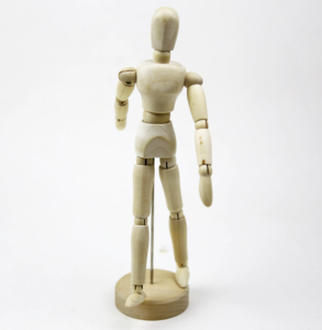 Sanatçı boyama modeli manken eklemli bebek sanat çizim için insan figürü Mini ahşap manken çizim yatıyordu şekil - Product Image 3
