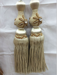 Commercio all'ingrosso Viscosa Rayon Tenda Nappe Tenda Tenda Fibbia Tieback Taglio all'ingrosso di disegno cravatta indietro - Product Image 2