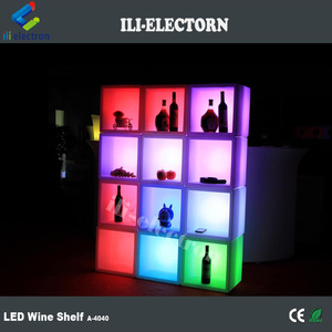 الصمام مضيئة مكعب يعرض متوهجة زجاجة عرض موقف - Product Image 5