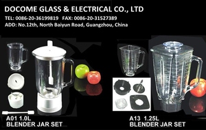 licuadora plástico vaso de precipitados de 1,5 litros jarra de licuadora - Product Image 2