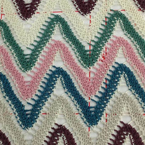 Bello di lavoro a maglia jacquard tessuto del pannello esterno di disegno geometrico tappezzeria texture - Product Image 6