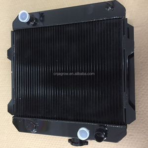 Hermoso polvo negro radiador de aluminio para Ford Capri MKI-III/es Cort MKII Kent 1.3/1.6/Essex v4 2.0 MT - Product Image 1