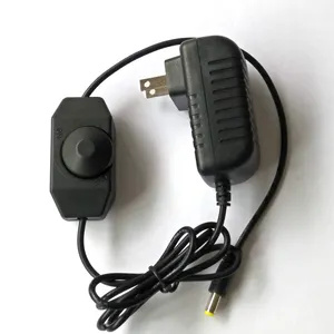 3V 5V 6V 8V 9V 10V 12V 15V 16V 20V 21V 22V 24V 0.5A 1A 1.5A 2A 3A Đèn LED AC DC Power Adapter Với On Off cảm Ứng Chuyển Đổi Dimmer