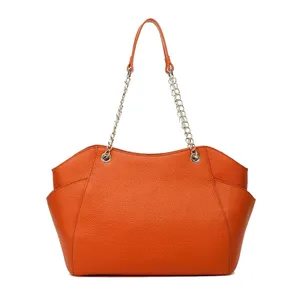 Women Bag Women Handbags Gionar Brand Best Selling Products High Quality Orange PU Leather Bags Handbag Women