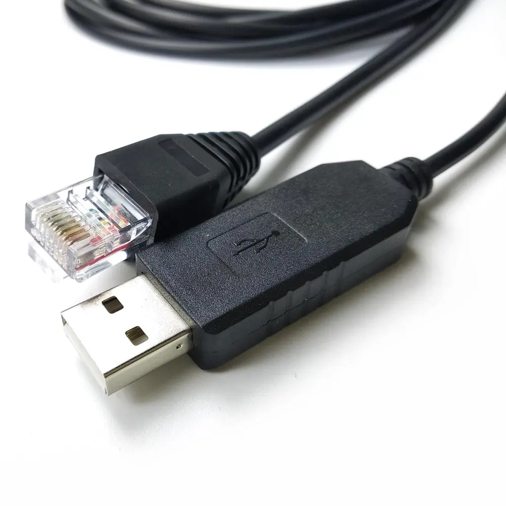 USB RS232 to RJ45 Serial Console Cable with FTDI Chip for Routers Switchers