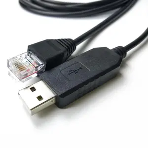 Cáp điều khiển nối tiếp USB RS232 đến RJ45 với Chip FTDI cho bộ chuyển đổi Bộ định tuyến