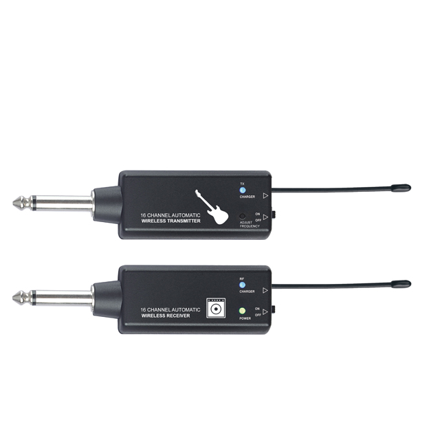 Беспроводной гитарный передатчик и приемник UHF, перезаряжаемая гитарная Беспроводная система для электрогитары