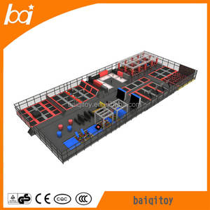 Parque de Trampolines Interior para Niños a Bajo Precio, Cama <span class=keywords><strong>El</strong></span>ástica, Foso de Espuma y Circuito de Obstáculos Estilo <span class=keywords><strong>Ninja</strong></span> Warrior <span class=keywords><strong>Americano</strong></span> - Product Image 5