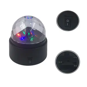 Mini LED RGB Magic Ball Disco Crystal Effect Dance Party Stage Light