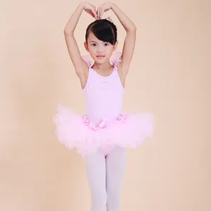 Hemd 3 Jahre altes Mädchen Kinder Tanz kleid Mädchen Ballett kurze Spitzen kleider