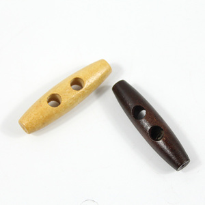 Thời trang tùy chỉnh tự nhiên 2 lỗ lớn 50mm gỗ chuyển đổi nút ô liu - Product Image 2