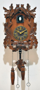 Horloge pour cadeau promotionnel bois musique coucou horloge avec <span class=keywords><strong>des</strong></span> <span class=keywords><strong>oiseaux</strong></span> chanter - Product Image 1