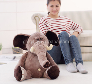 Moda niños sala de cama decoración almohada elefante de peluche de juguete al por mayor - Product Image 4