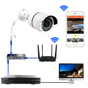 1080P Bullet Cámara IP Cctv Seguridad Infrarrojo Video Audio Vigilancia Al Aire Libre Impermeable Home Cam Ipcam - Product Image 5