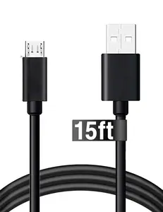 15피트/5 메터 고속 USB 마이크로 케이블을 충전 스테이션 4