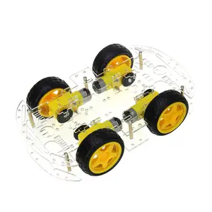 BRICOLAGE Nouvelle 4WD Intelligent Robot Châssis De Voiture Kit, 2018 d'expérimentation électronique projet